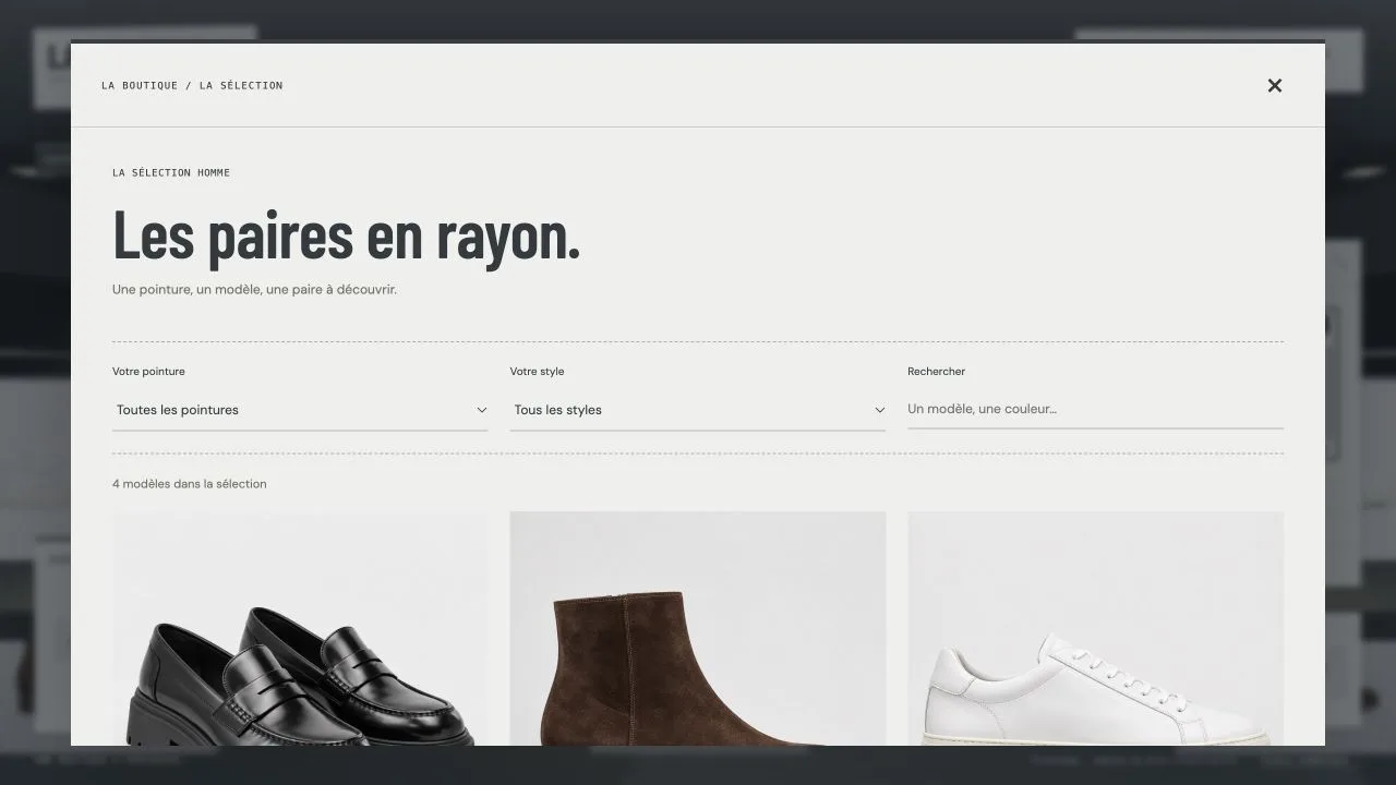 Boutique Souliers — vue 2