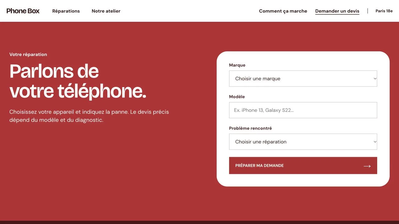 Phone Box — vue 2